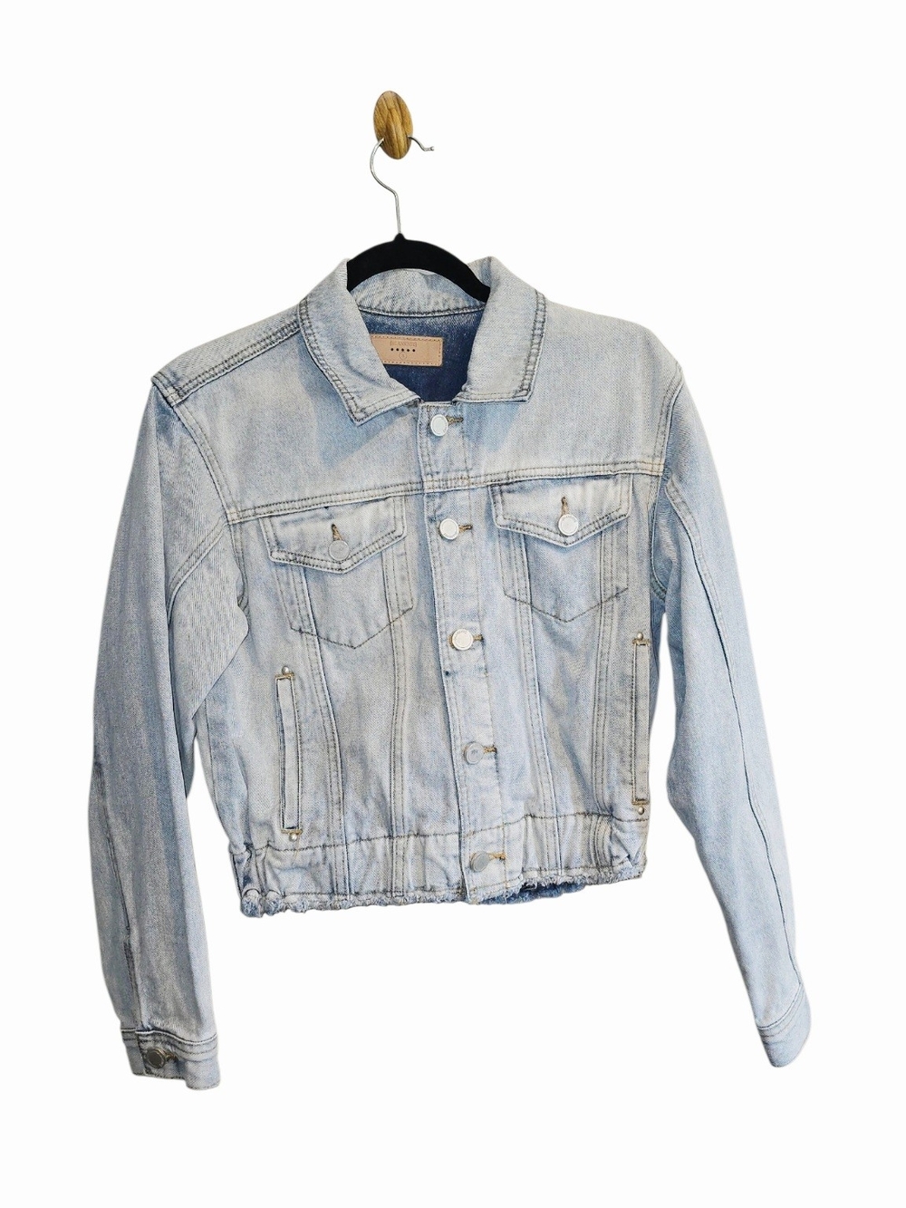 BLANKNYC Light Wash Denim Jacket Size Small 100% Cotton - Picture 5 of 11